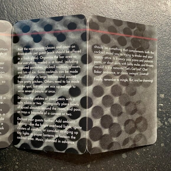 "The Cocktail Hour: 50 Classic Recipes," by B. Harrison, 2001 Box Set - Picture 10 of 10